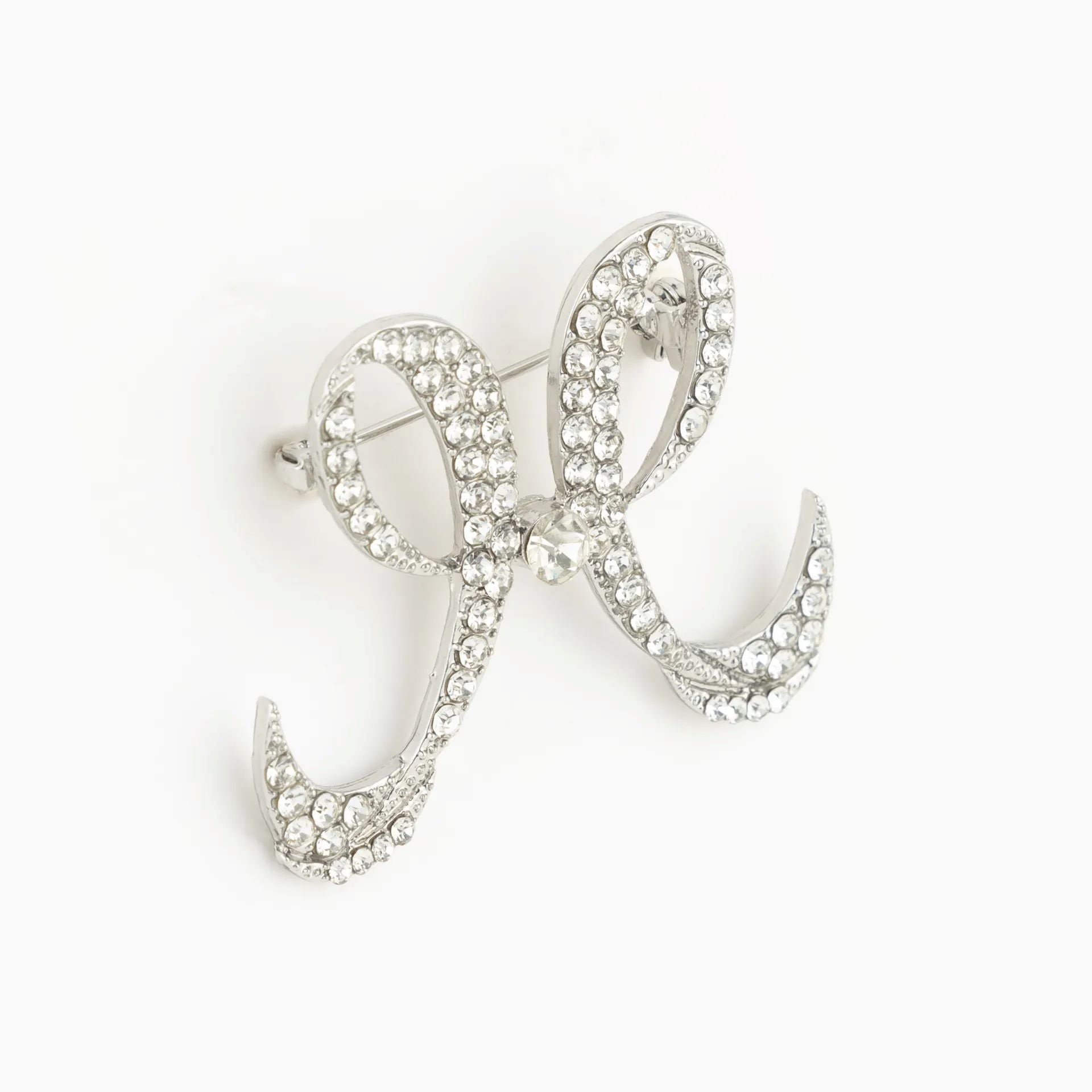MINAZ Scarf Brooch - Silver