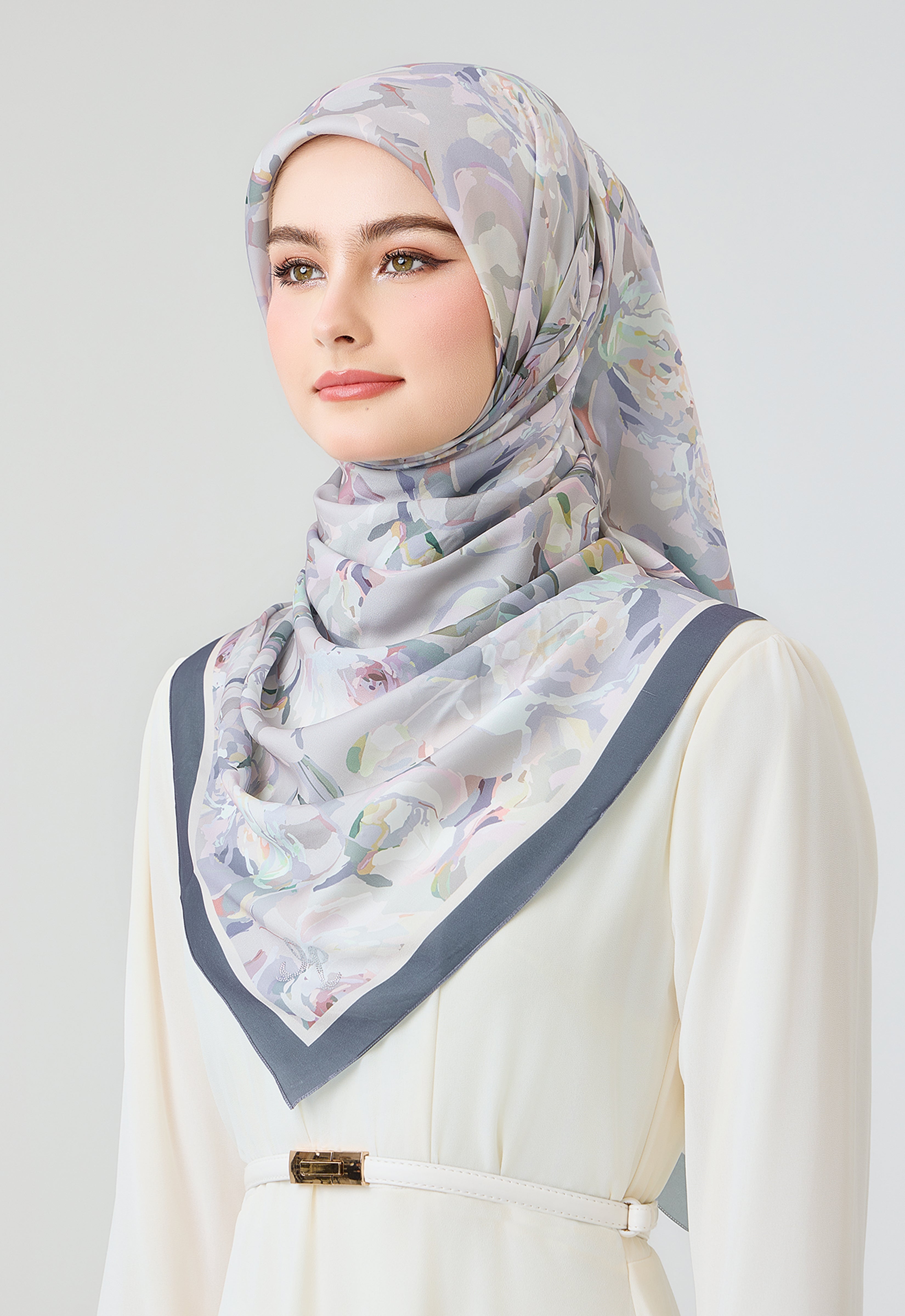 MINAZ Scarf | Rosella - Gray