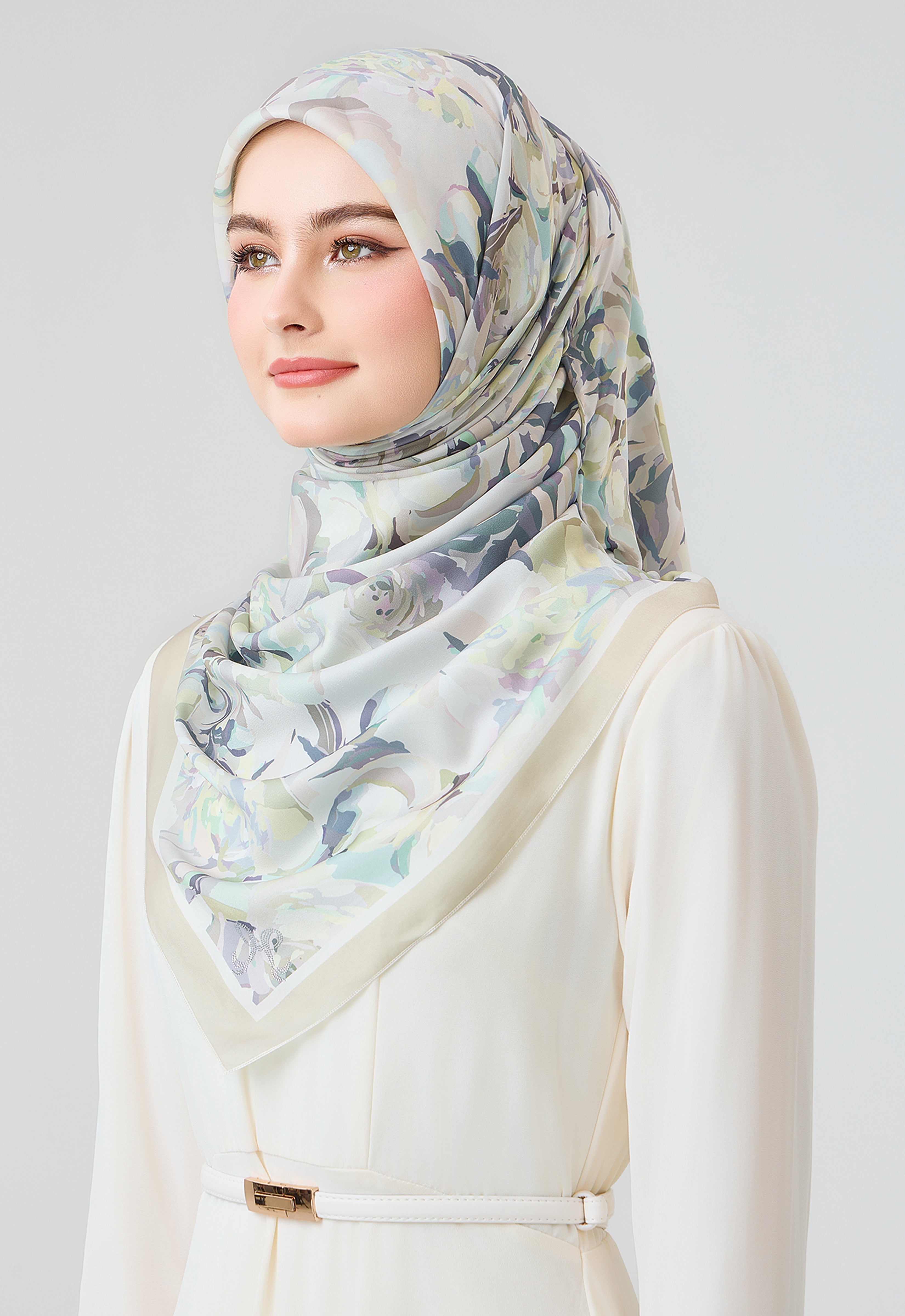 MINAZ Scarf | Rosella - Khaki