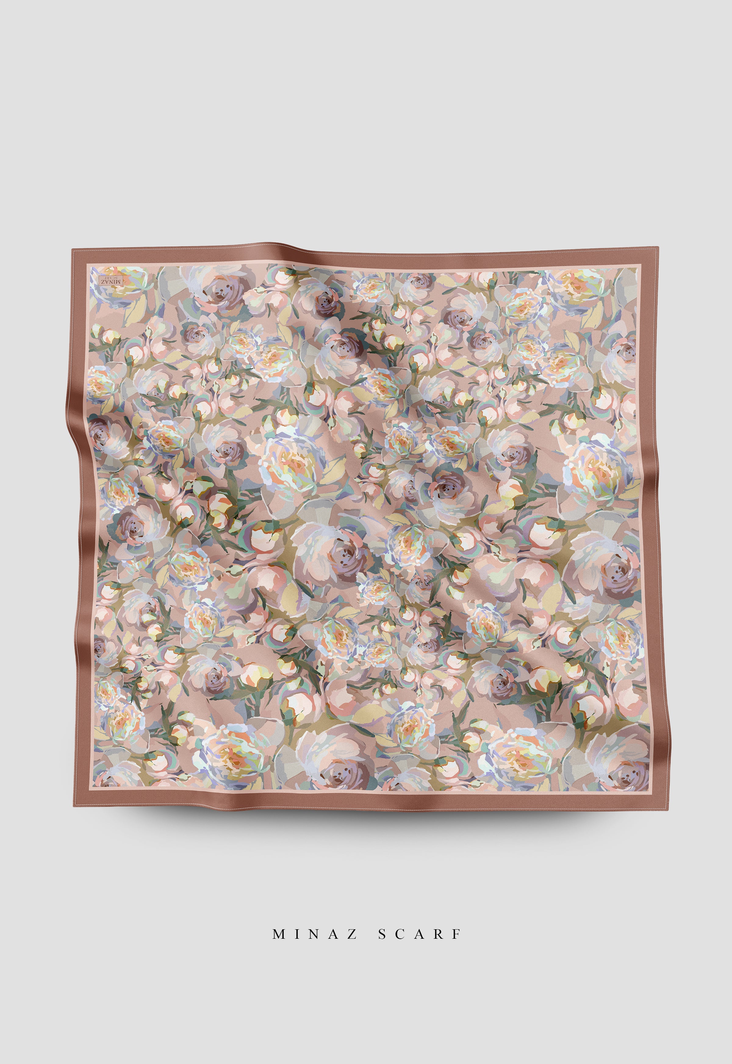 MINAZ Scarf | Rosella - Soft Brown