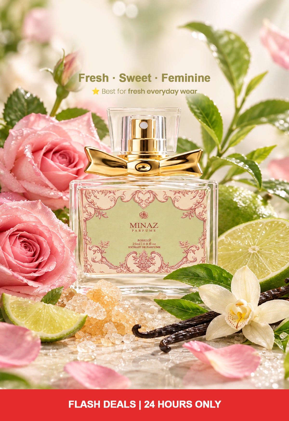 MINAZ | ROSELLE Extrait De Parfume