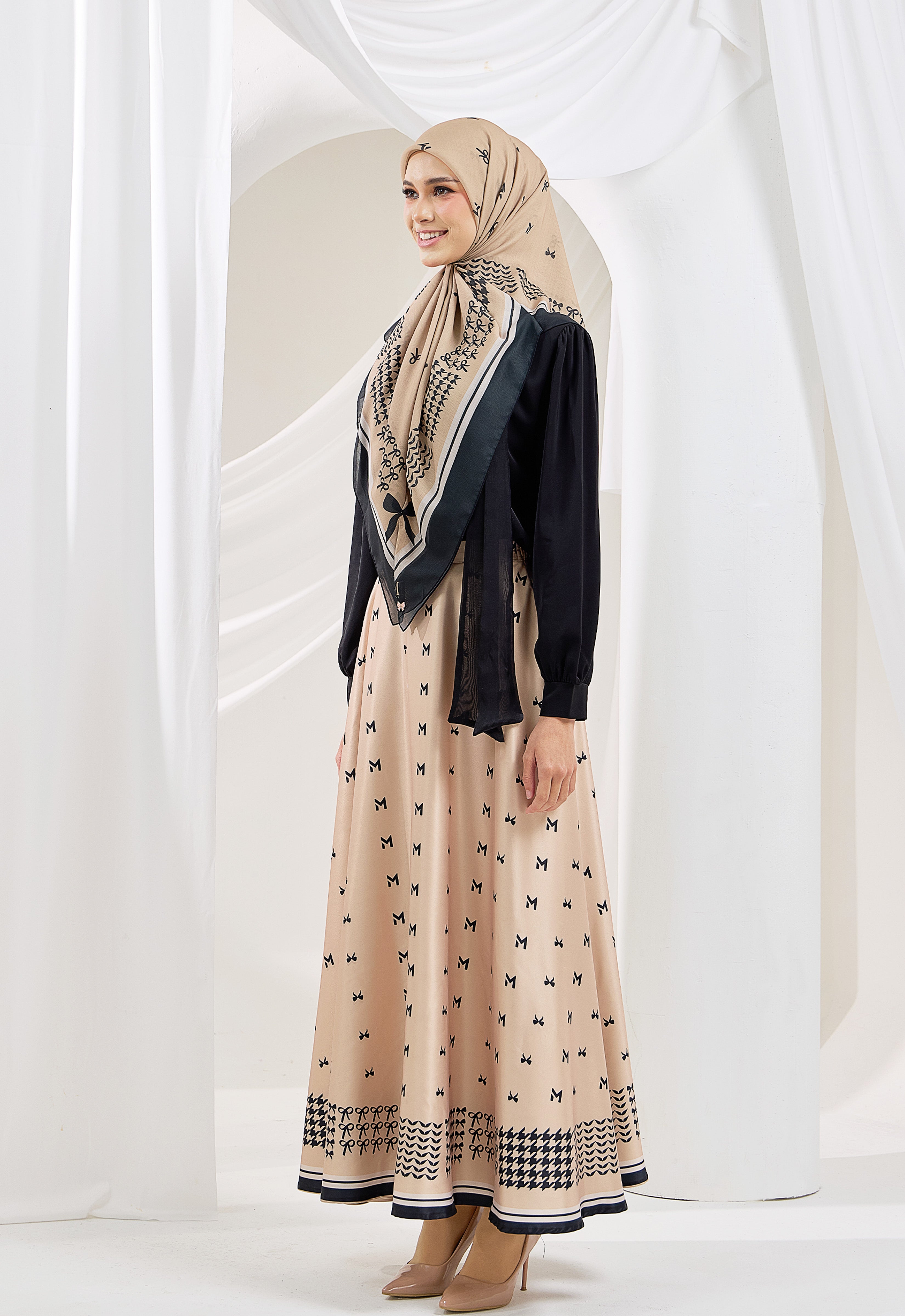 BOWEE SKIRT - LIGHT BROWN