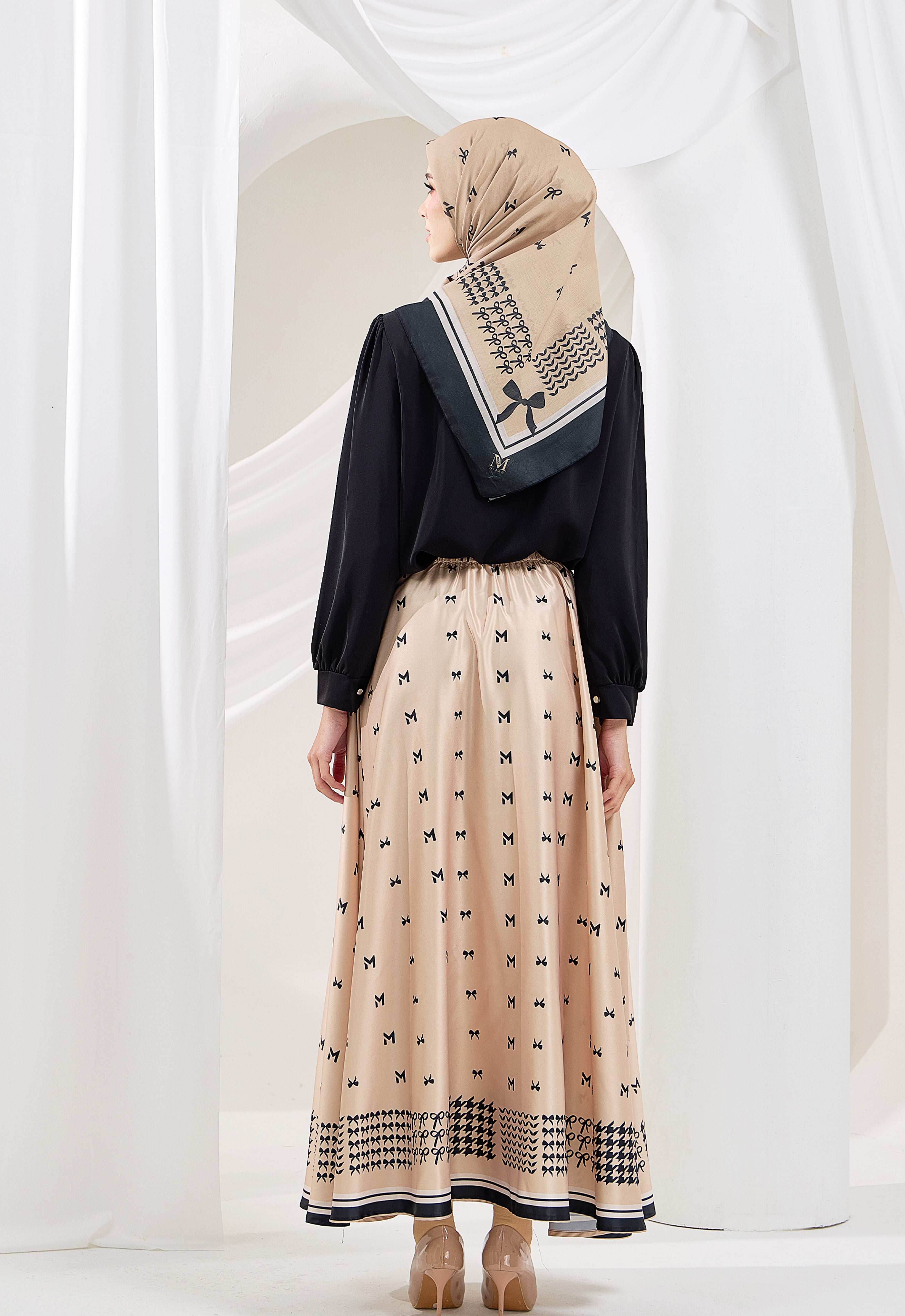 BOWEE SKIRT - LIGHT BROWN