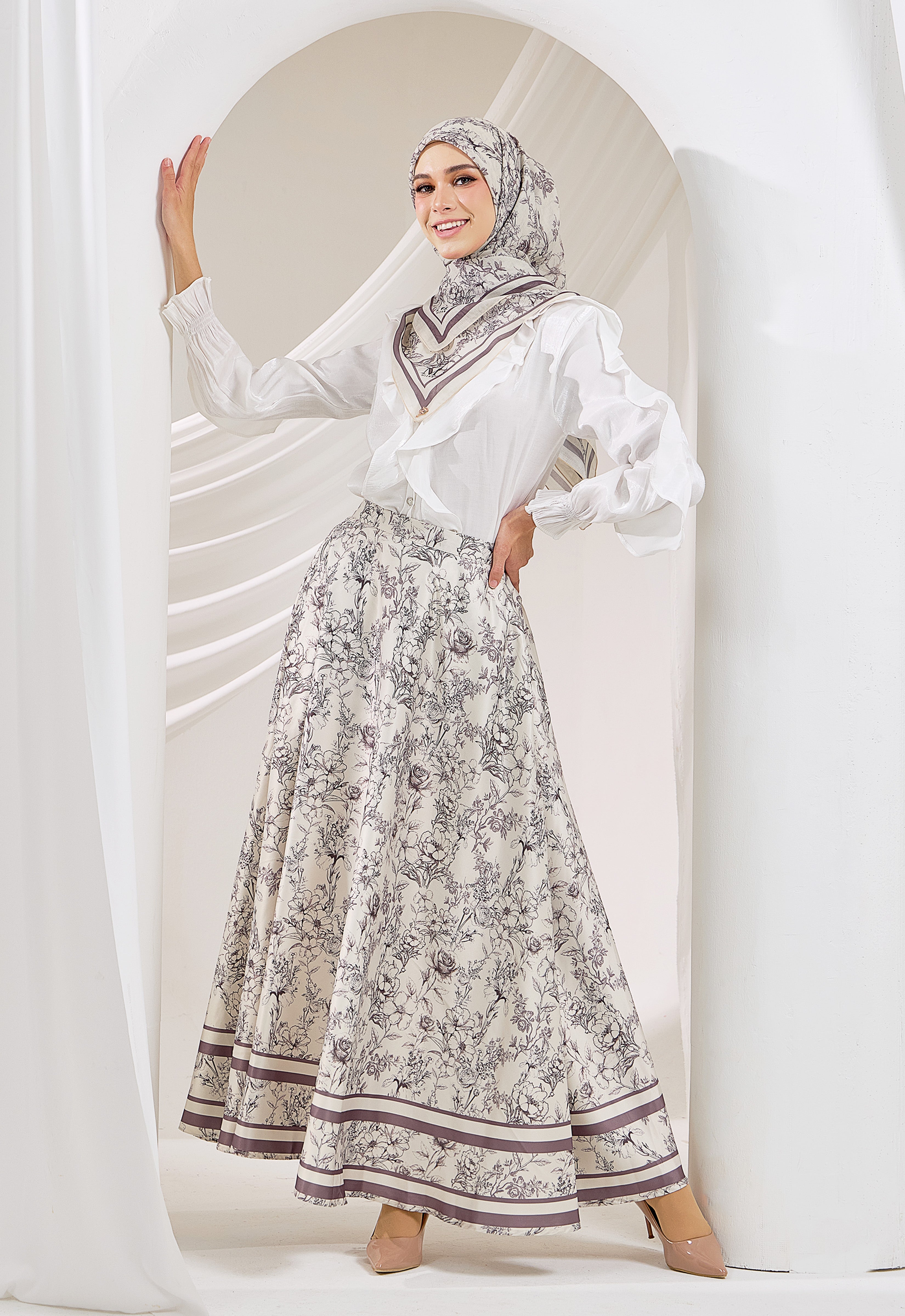 DANA SKIRT - IVORY