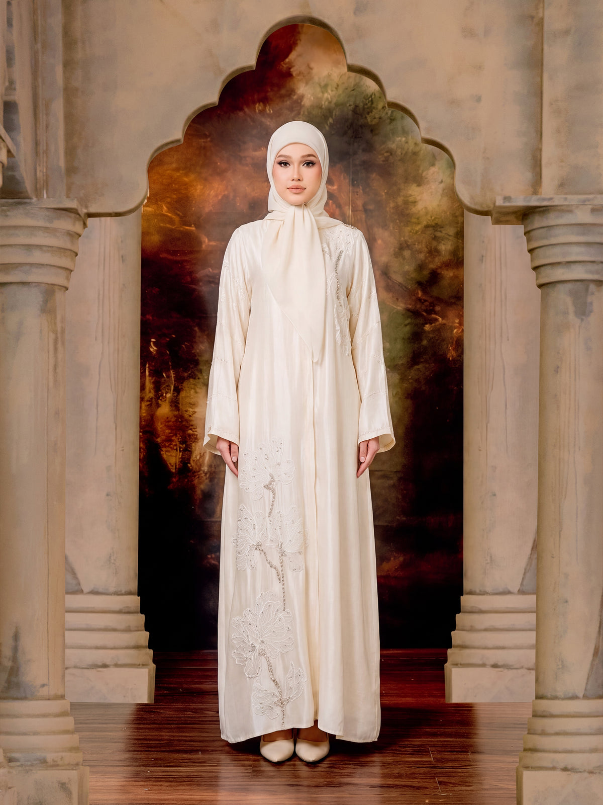 SUPER LUXE SERIES |SANDRA CARDIGAN JOOBAH - CREAM