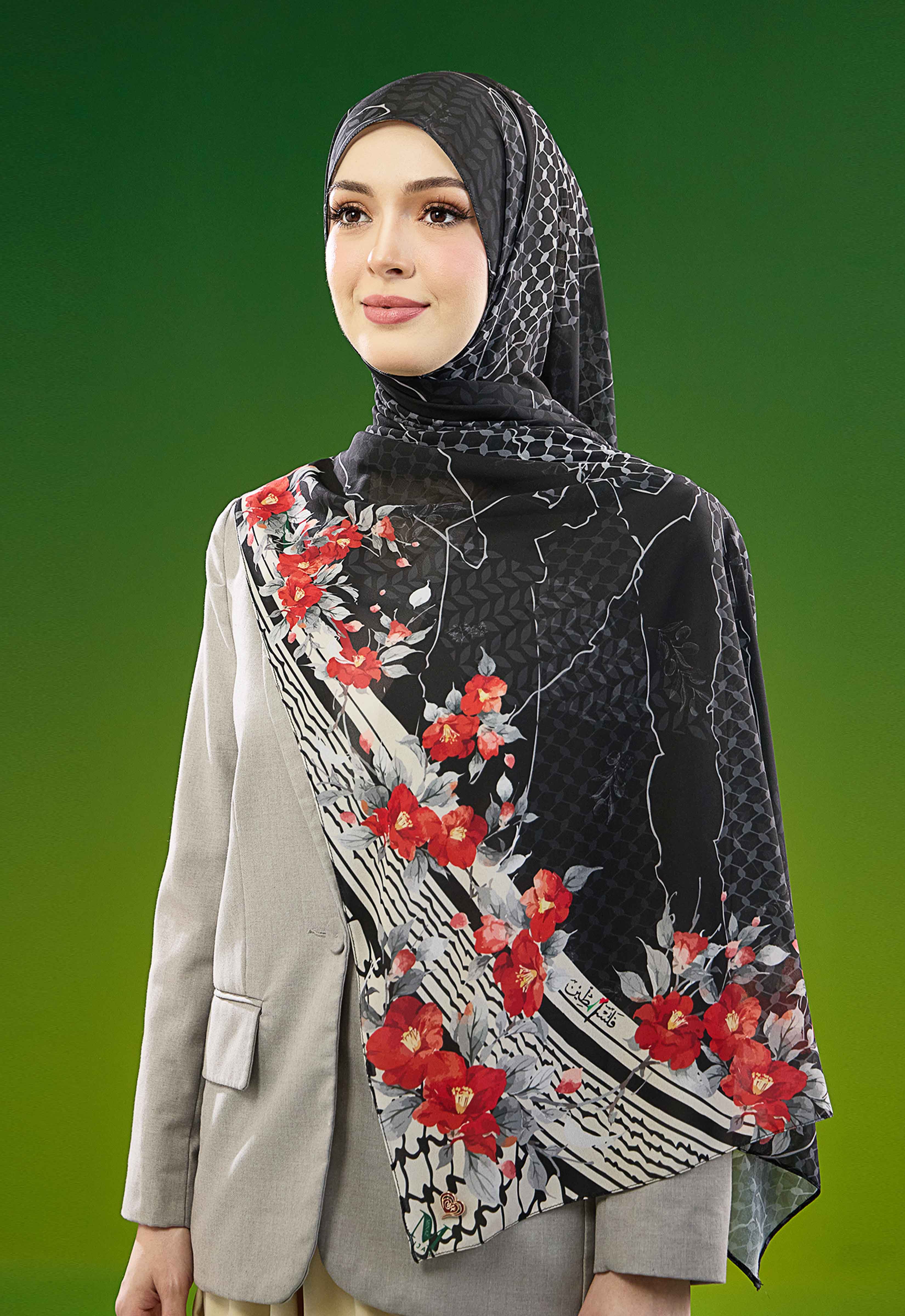 palestine duck shawl