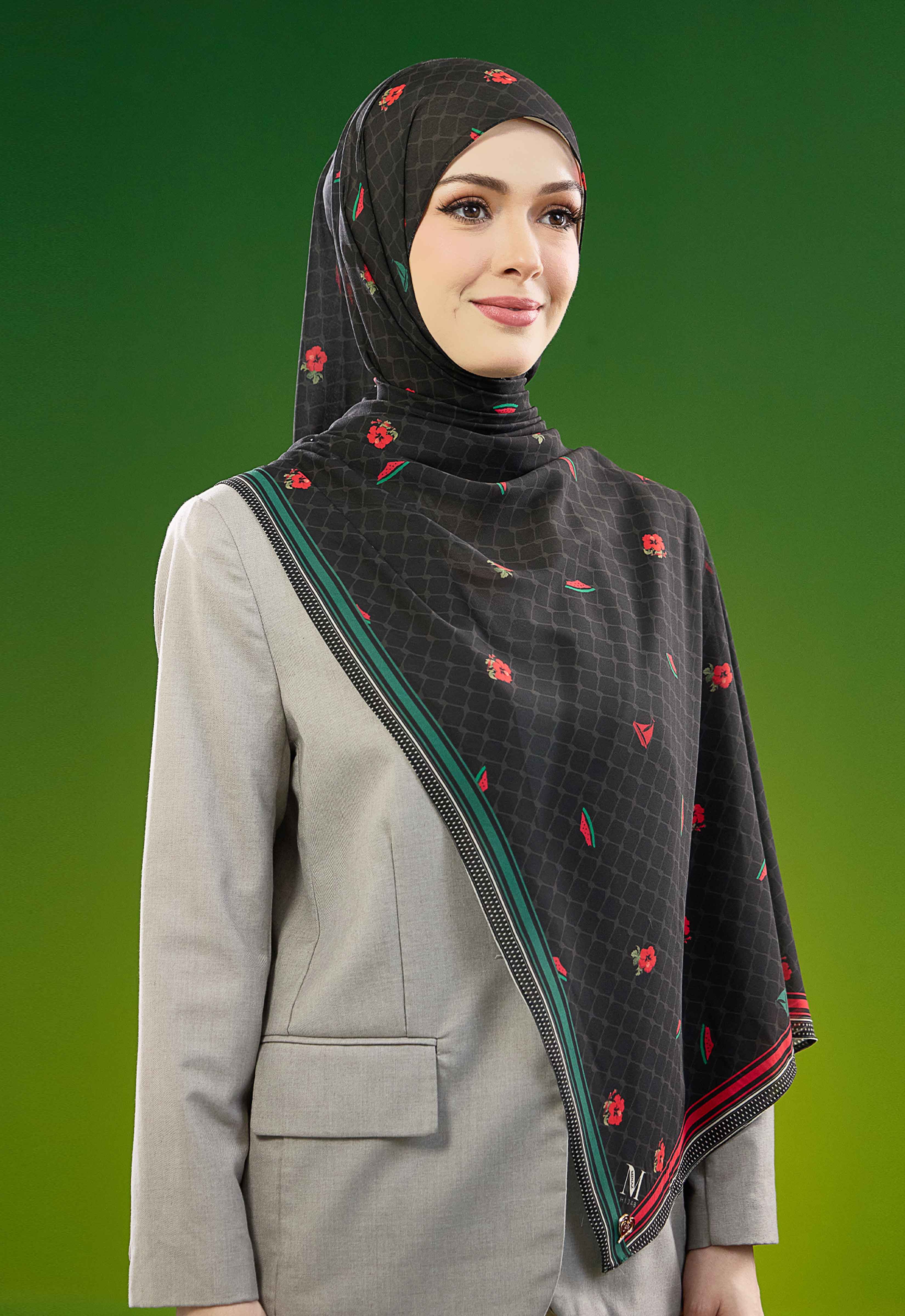 FREE PALESTINE SHAWL - SUMUD BLACK