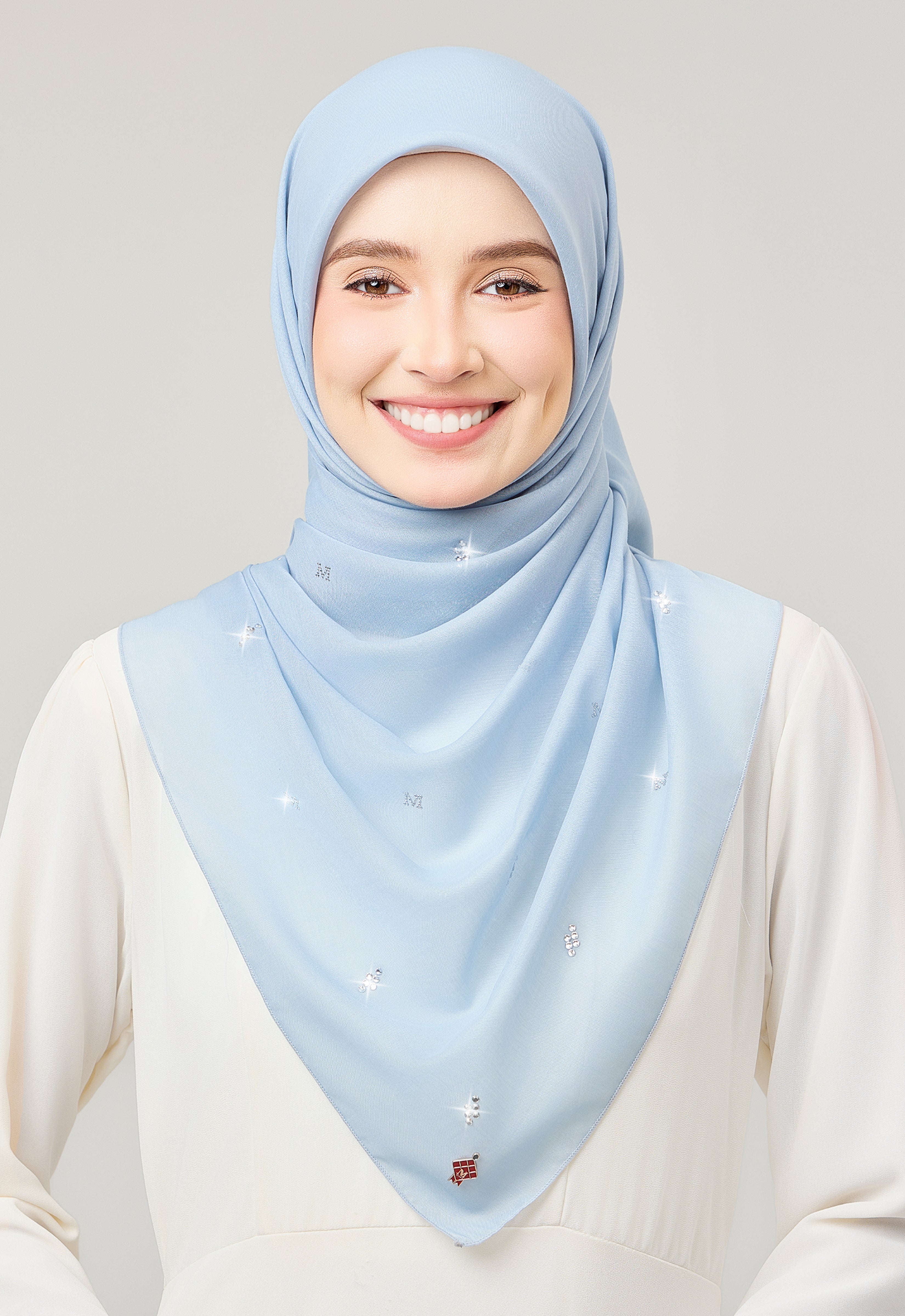 SETULUS RAYA PLAIN STONE - SKY BLUE