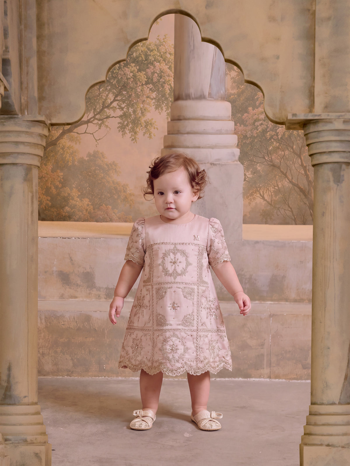 LUXE SERIES | SURI BABY DRESS - PASTEL PINK