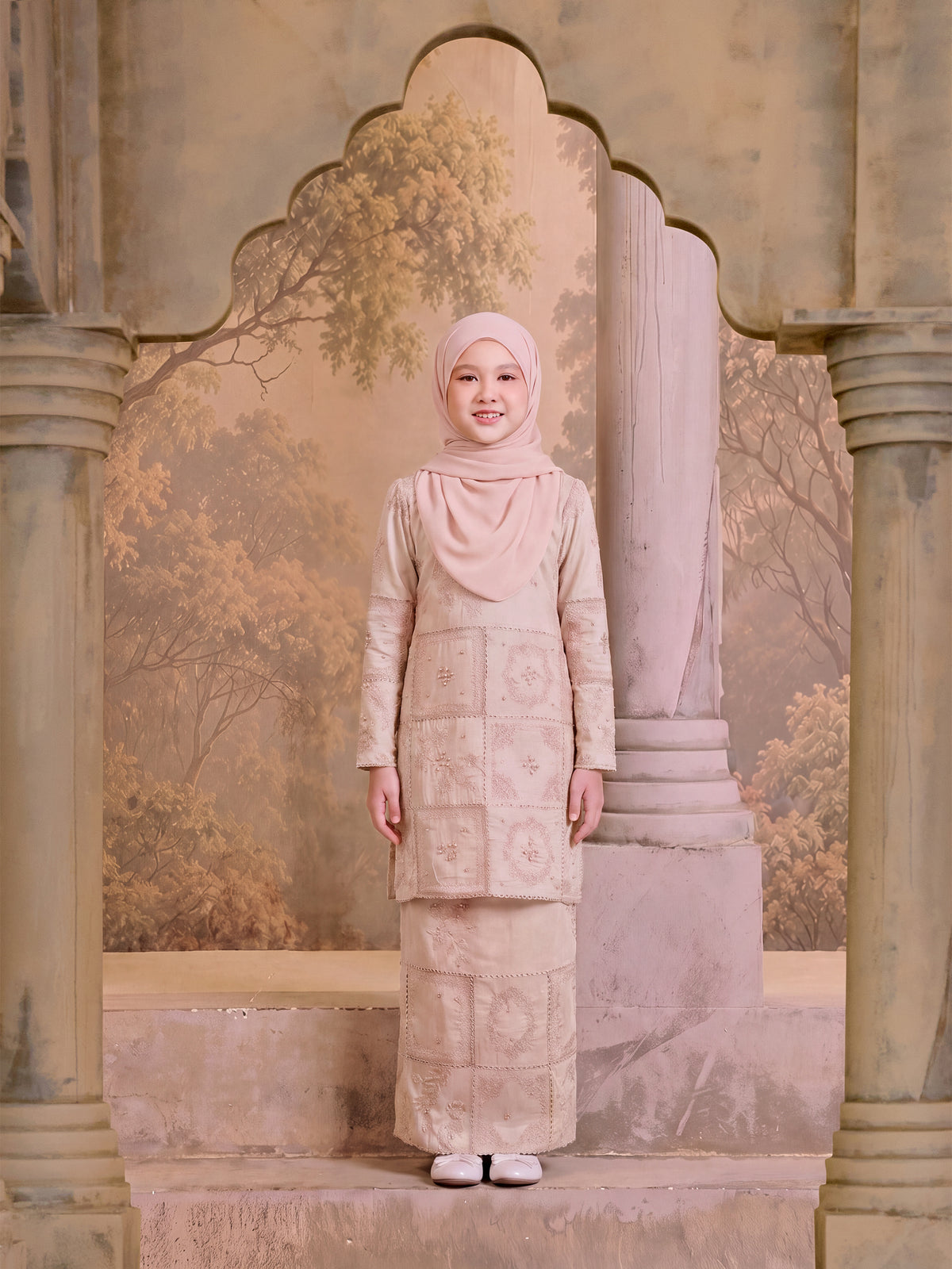 LUXE SERIES | SURI KURUNG MODERN KIDS  - PASTEL PINK