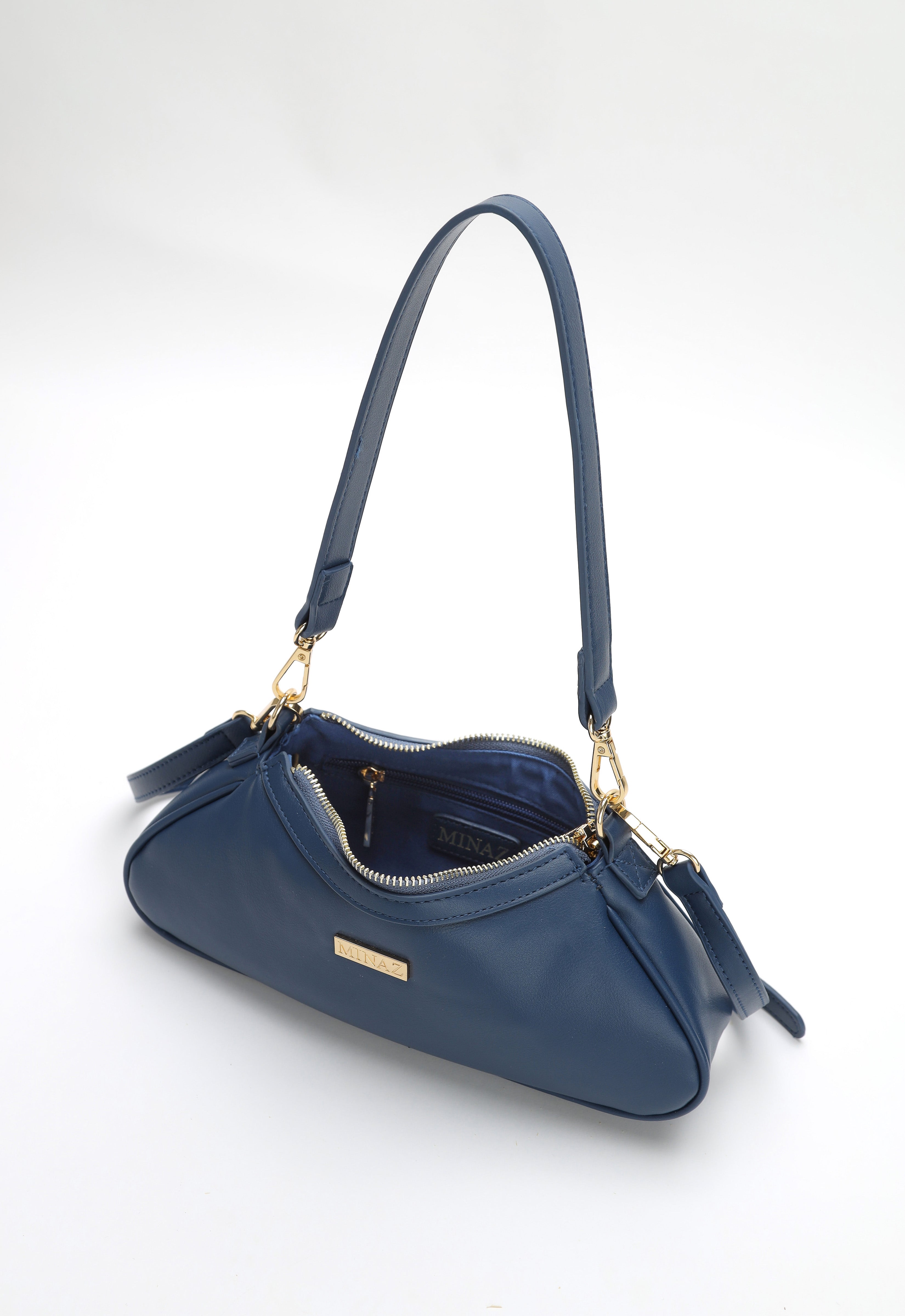 SARA SHOULDER BAG - DARK BLUE