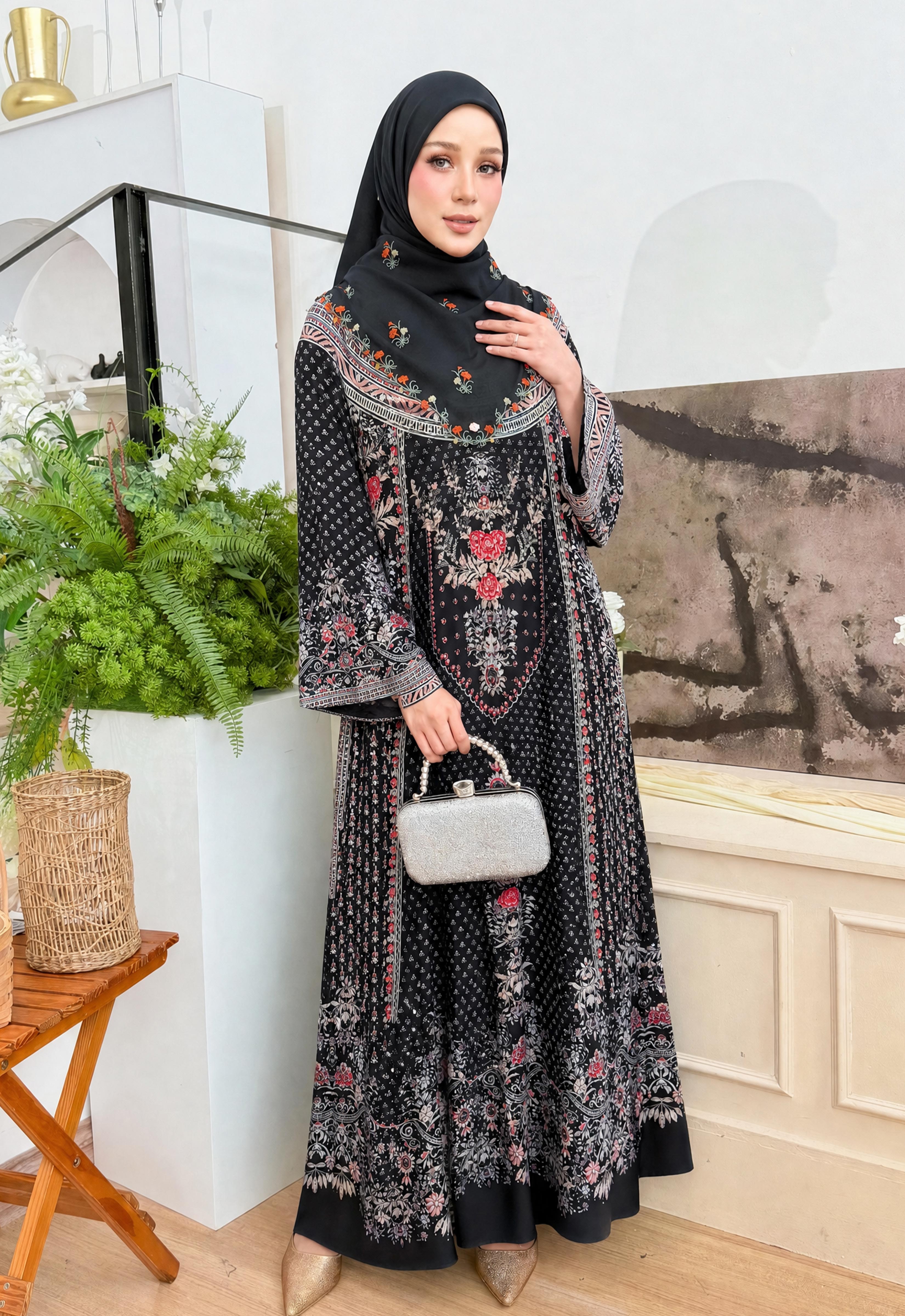 MINAZ JALABIYA | QAMRA PRINTED JALABIYA