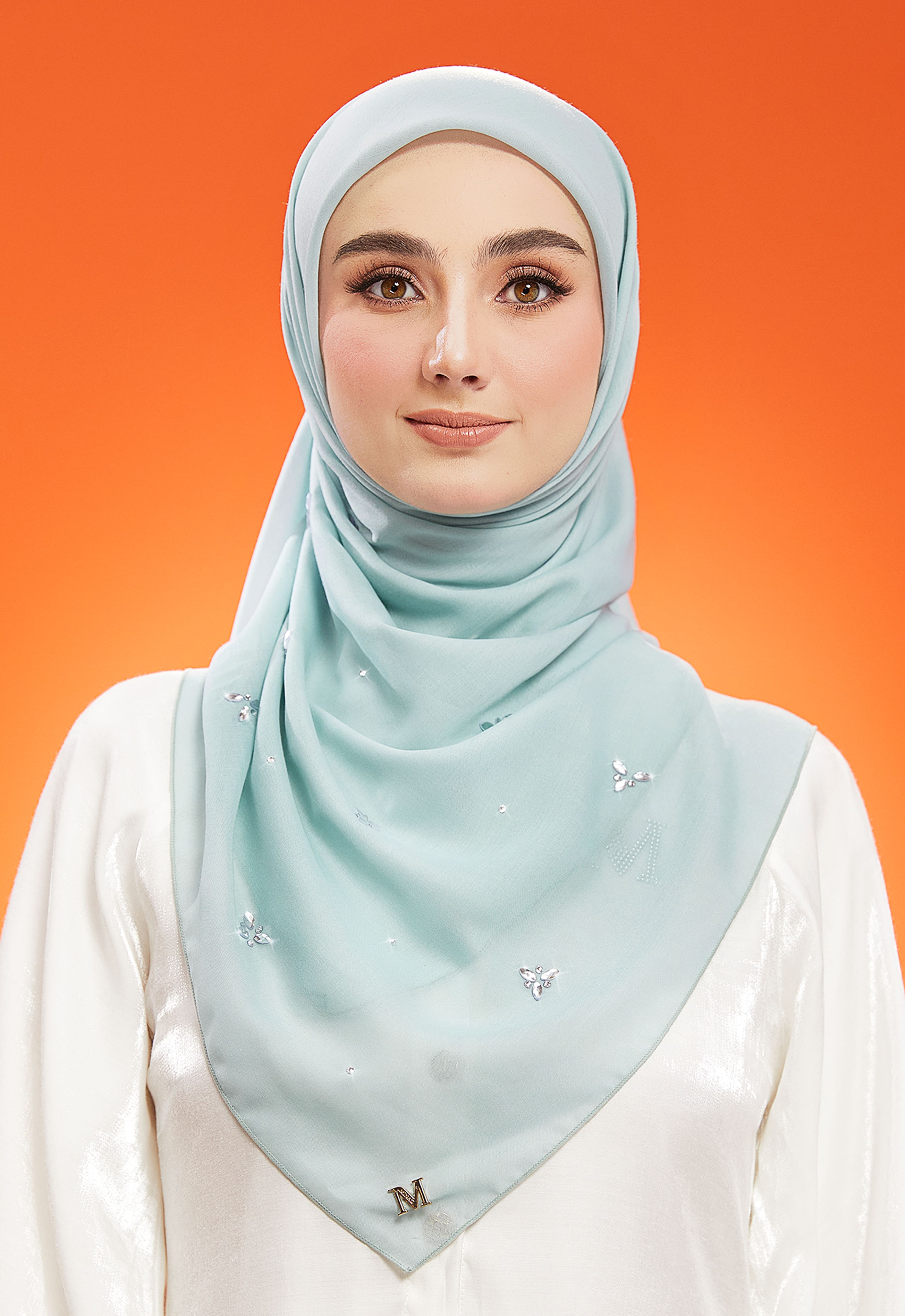 IRIS PLAIN STONE BAWAL - TIFFANY BLUE