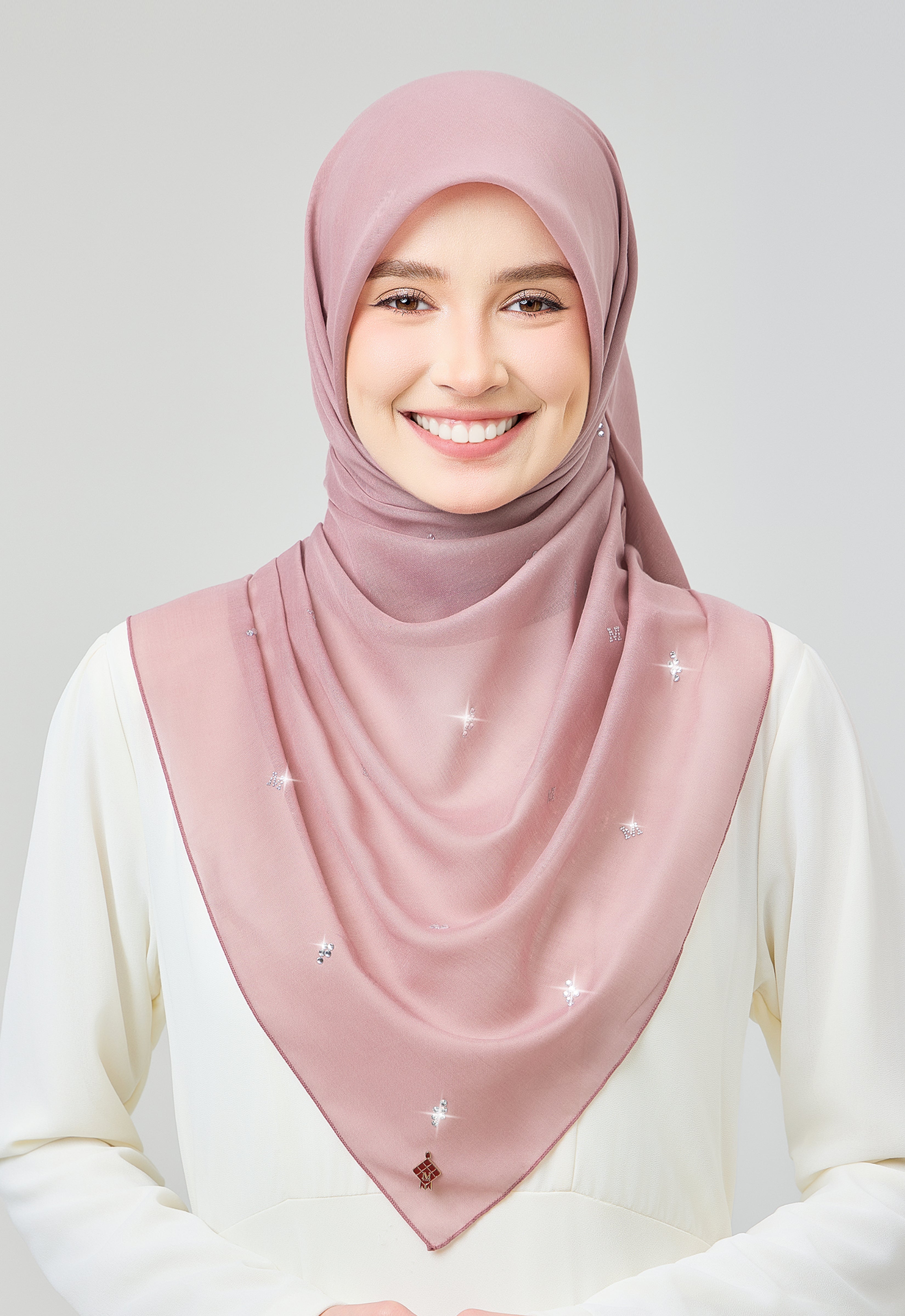 SETULUS RAYA PLAIN STONE - DUSTY PINK