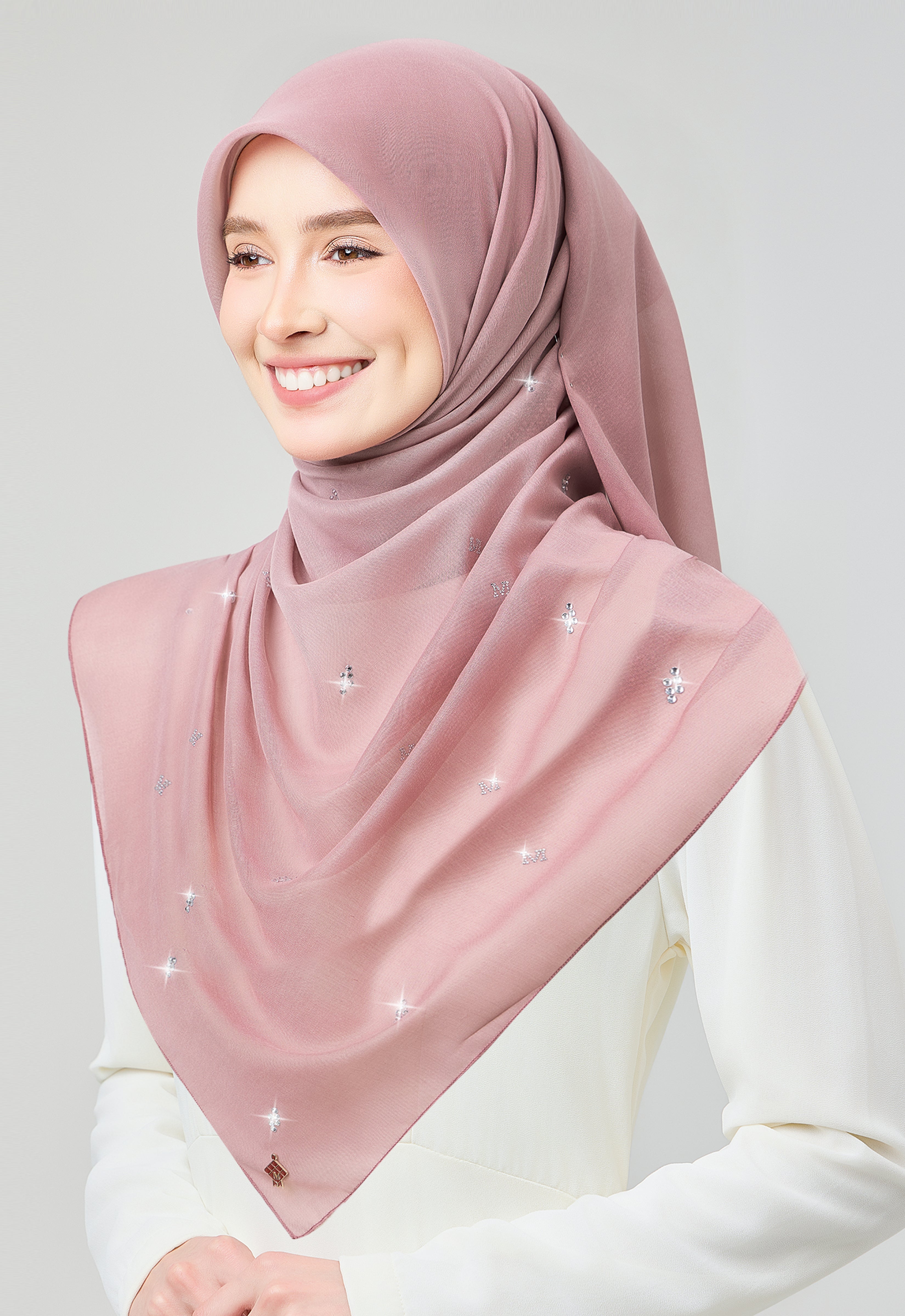 SETULUS RAYA PLAIN STONE - DUSTY PINK
