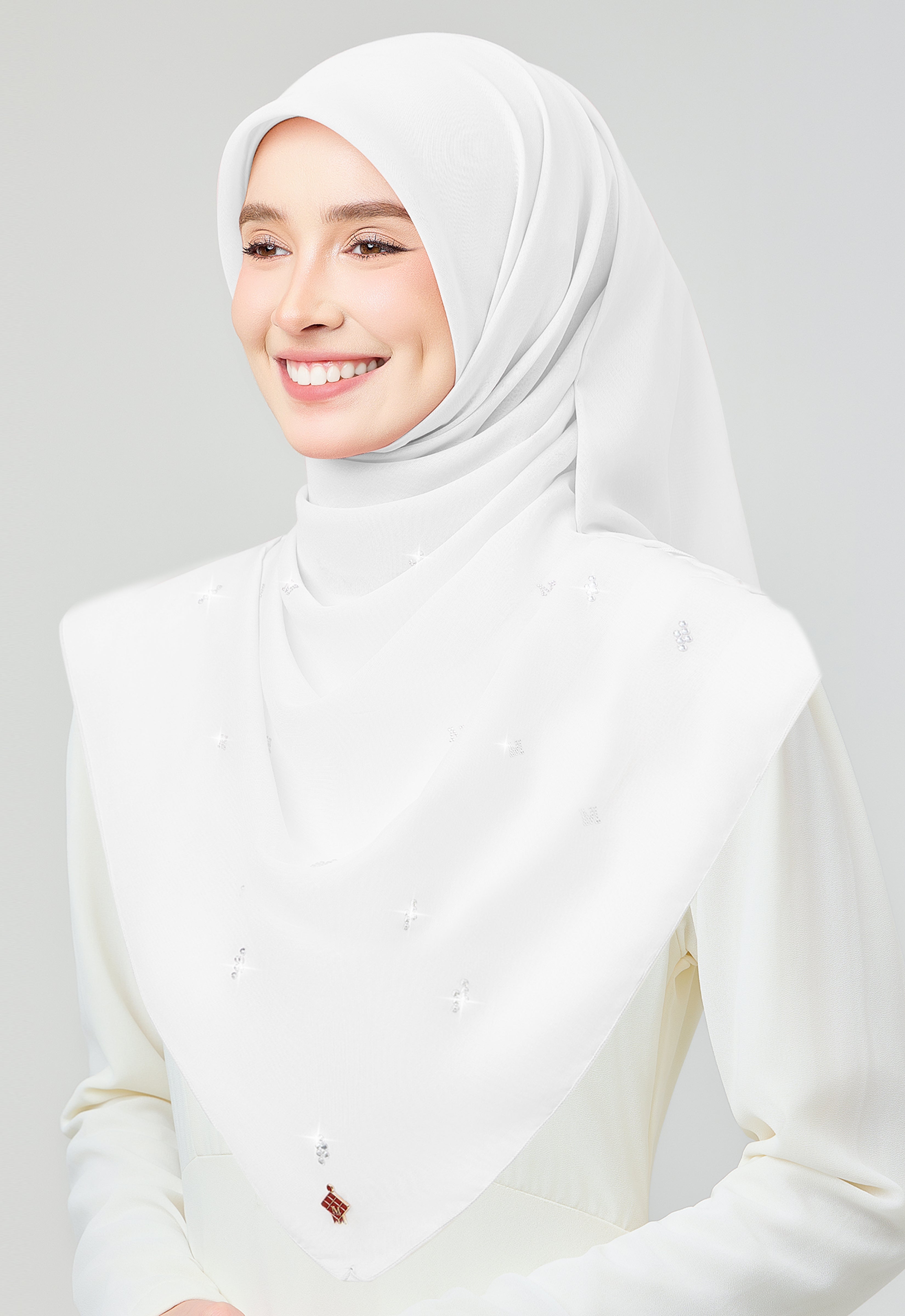 SETULUS RAYA PLAIN STONE - OFF WHITE