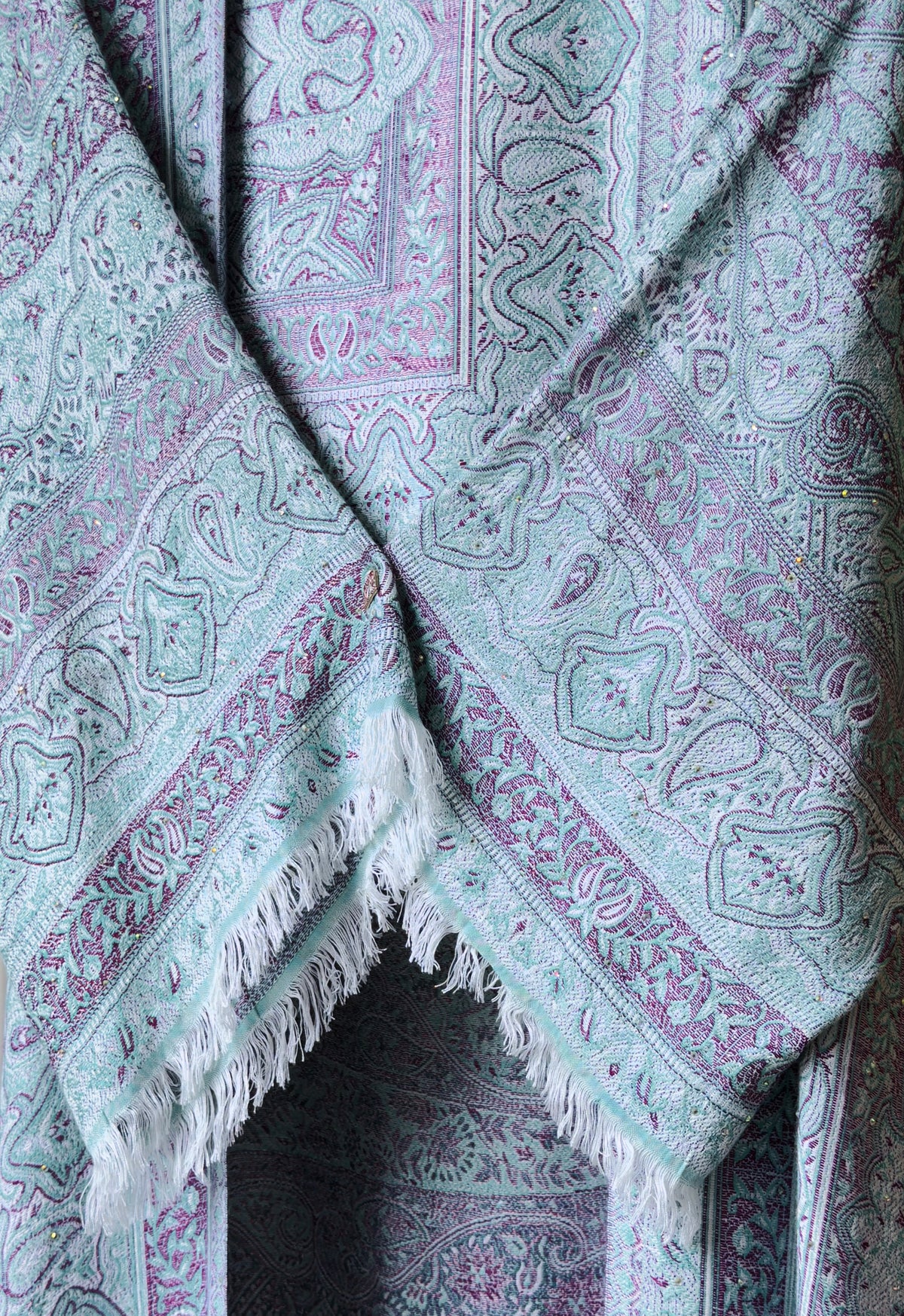 MINAZ jalabiya - PASHMINA ABAYA - TIFFANY PLUM