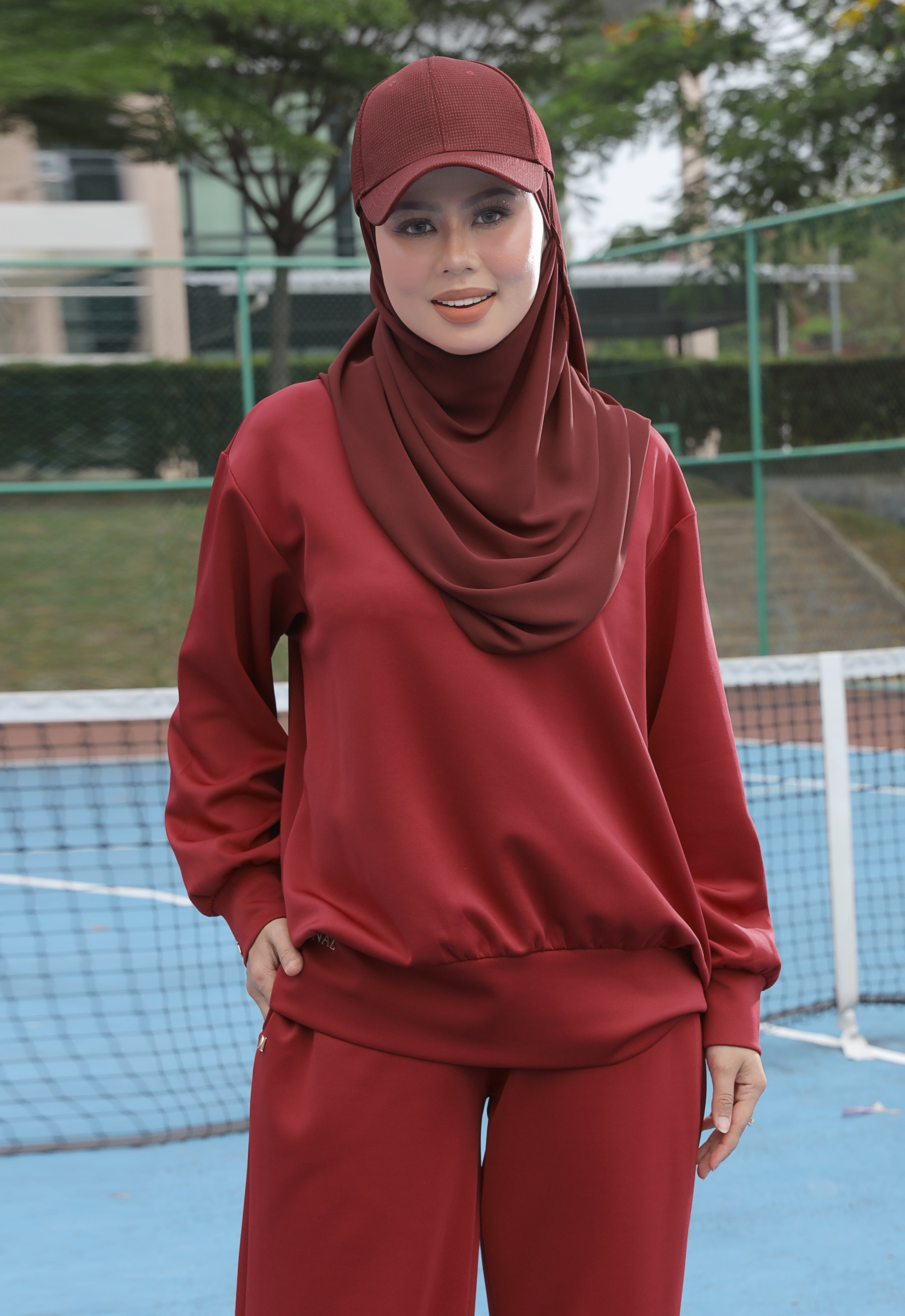 MYRA SCUBA SET 2.0 - RED MAROON