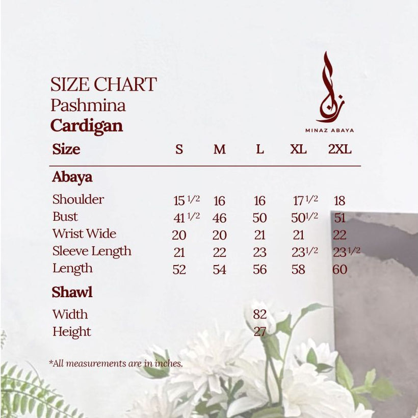 MINAZ JALABIYA | PASHMINA ABAYA - PLUM GREY