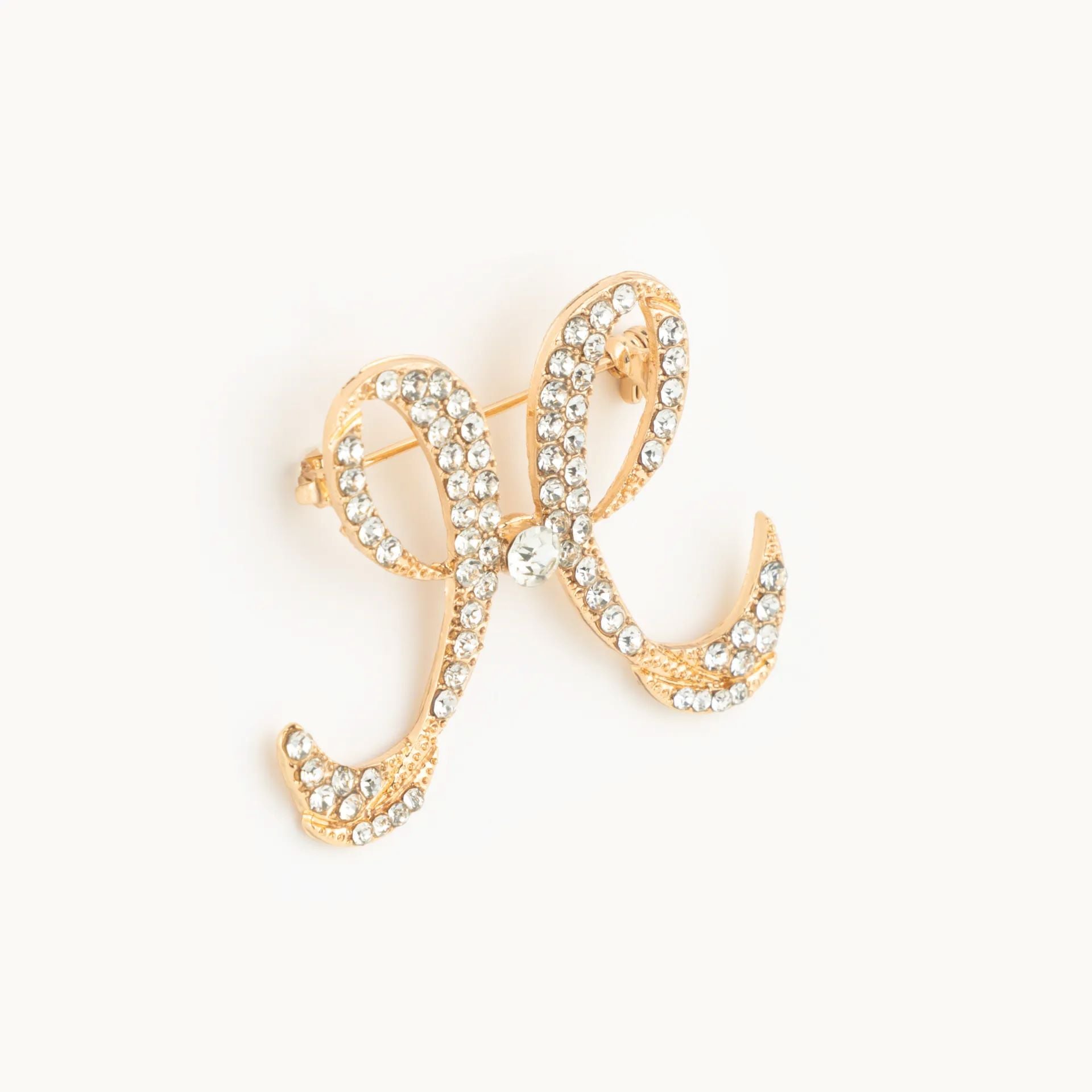 MINAZ Scarf Brooch - Silver